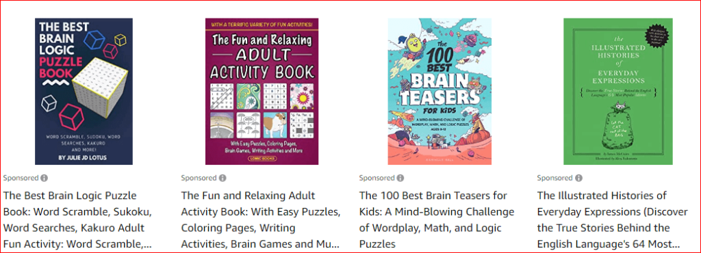 activity books for adults on amazon