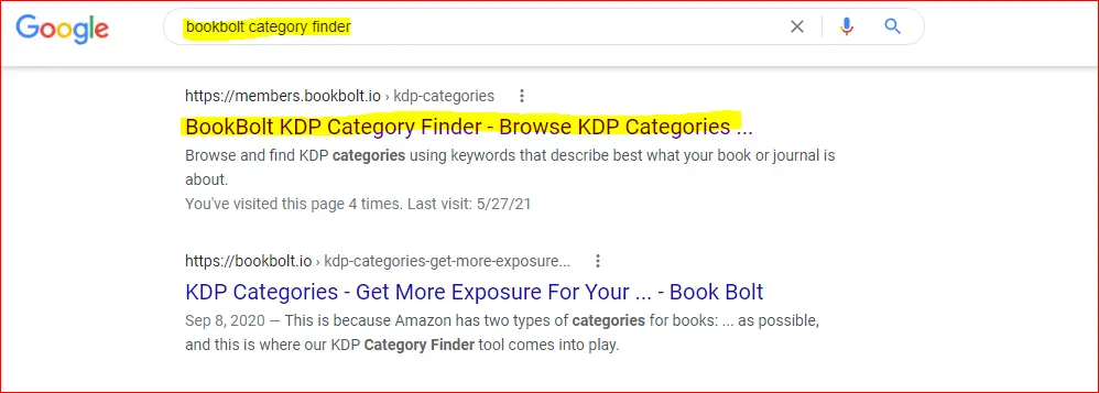 bookbolt kdp category finder