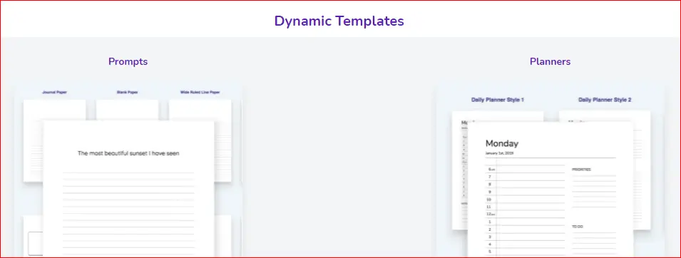 dynamic templates by tangent templates