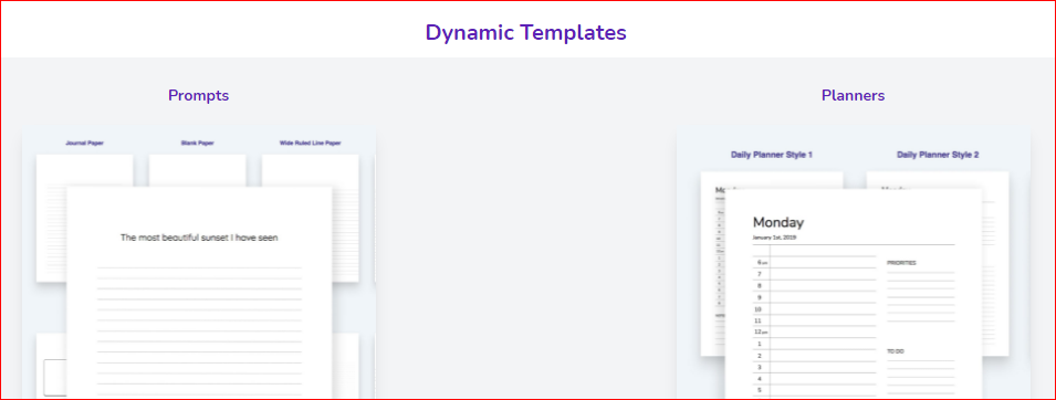 dynamic templates by tangent templates