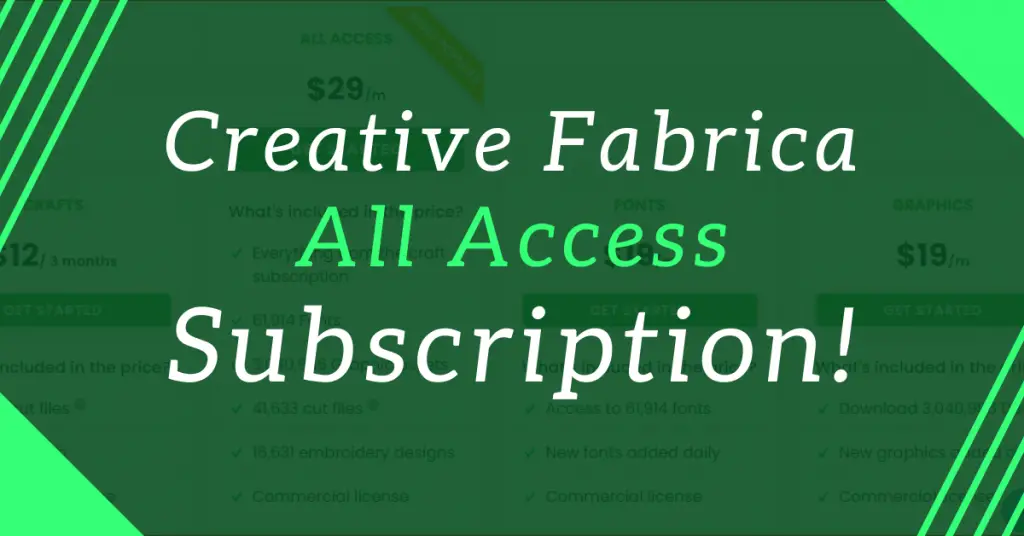 creative fabrica all access subscription
