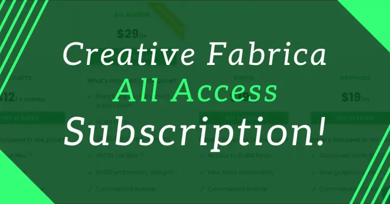 creative fabrica all access subscription