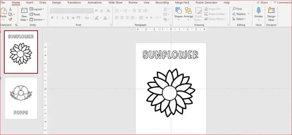 coloring book in powerpoint