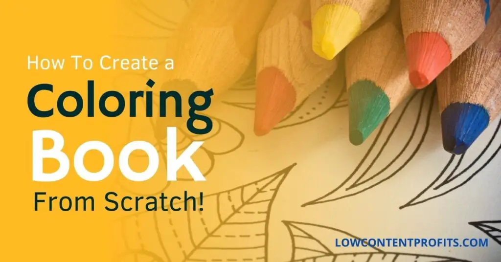 how to create a coloring book from scratch