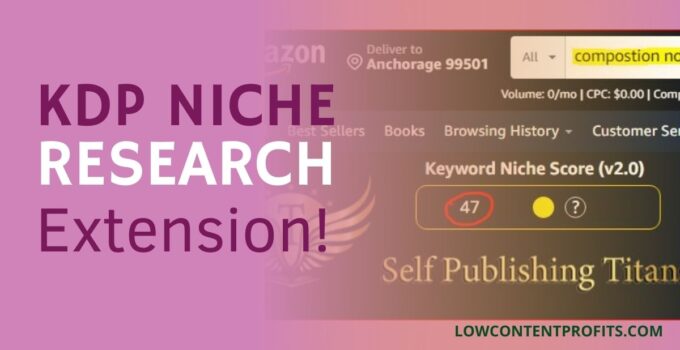 Kdp Niche Research Extension For Low Content Books