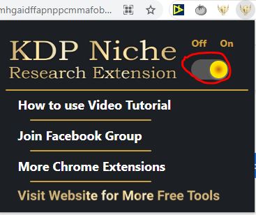 KDP Amazon BSR & Keyword Research SEO Tool chrome extension