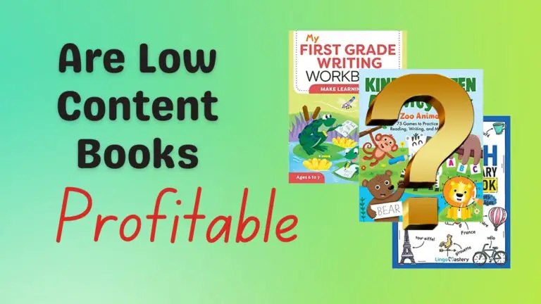 are low content books profitable