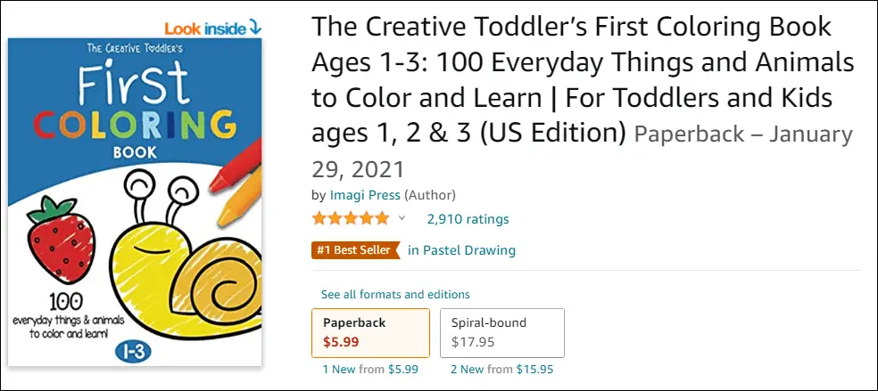 my first coloring books for toddlers