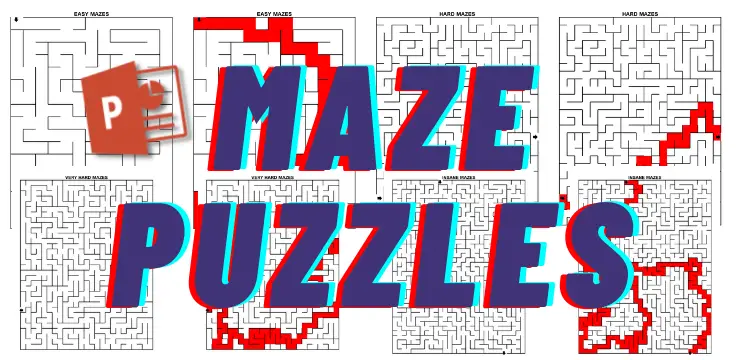 how to create maze puzzles in powerpoint
