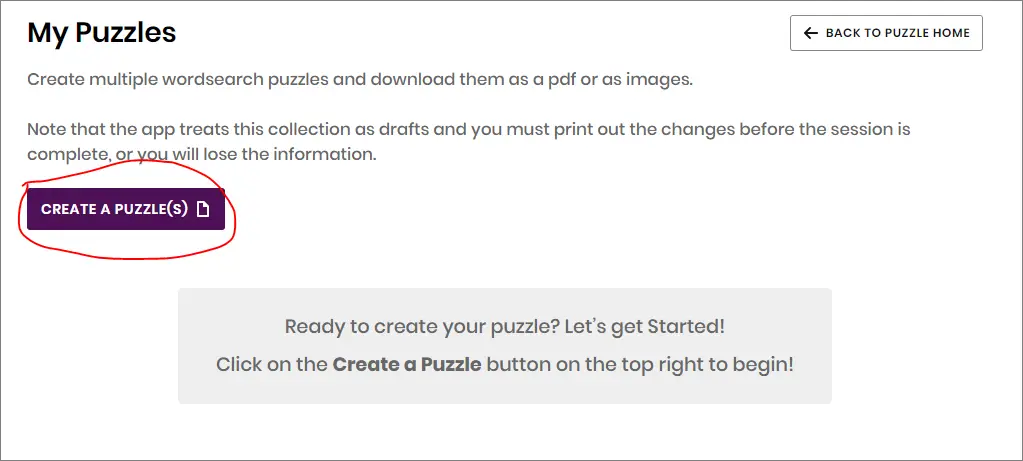 create puzzle instant puzzle generator