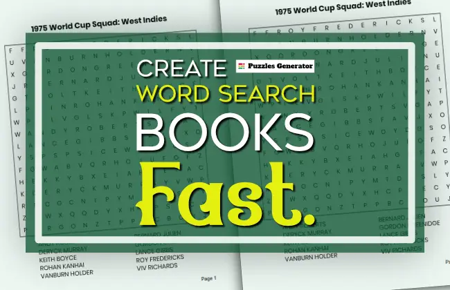 instant puzzle generator review - create word search books fast for amazon kdp