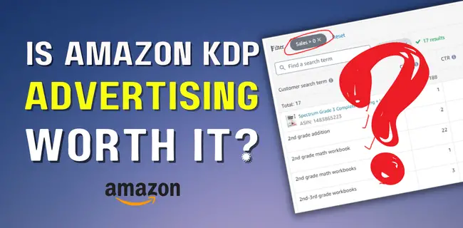 is amazon kdp advertising worth it - low content profits