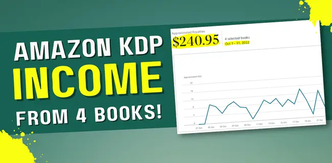 Amazon KDP Earnings From 4 Medium Content Books