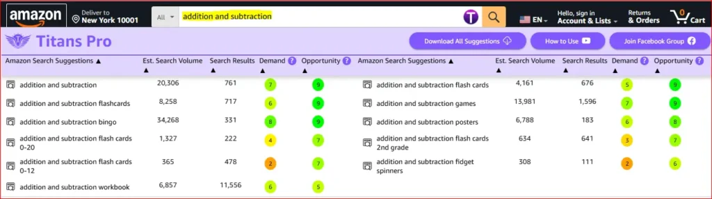 addition and subtraction kdp niche ideas