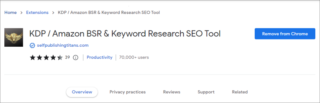 kdp amazon bsr and keyword research tool by self publishing titans
