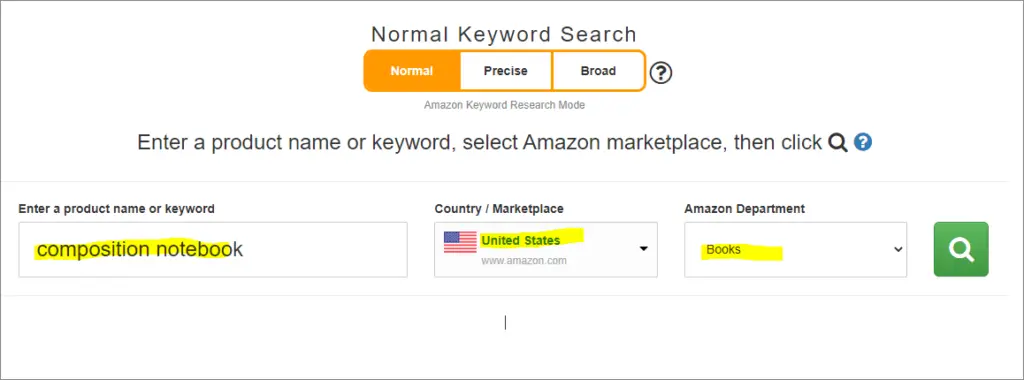 kdp keywords amazon keyword tool