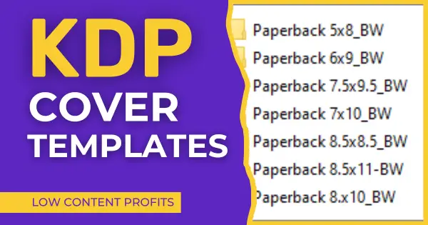 kdp cover templates paperback plus hardcover books