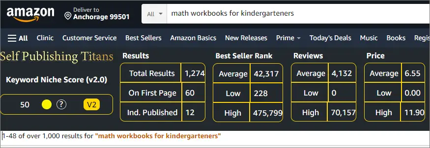 math workbook for kindergarterners