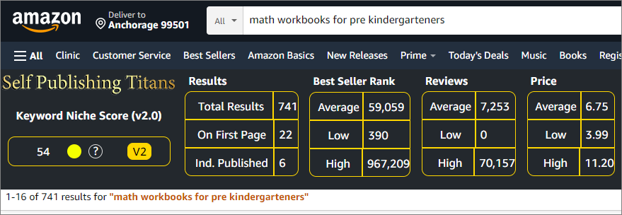 math workbook for pre kindergarterners