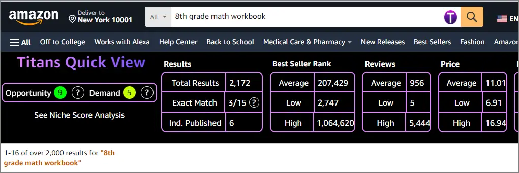 8th grade math workbook