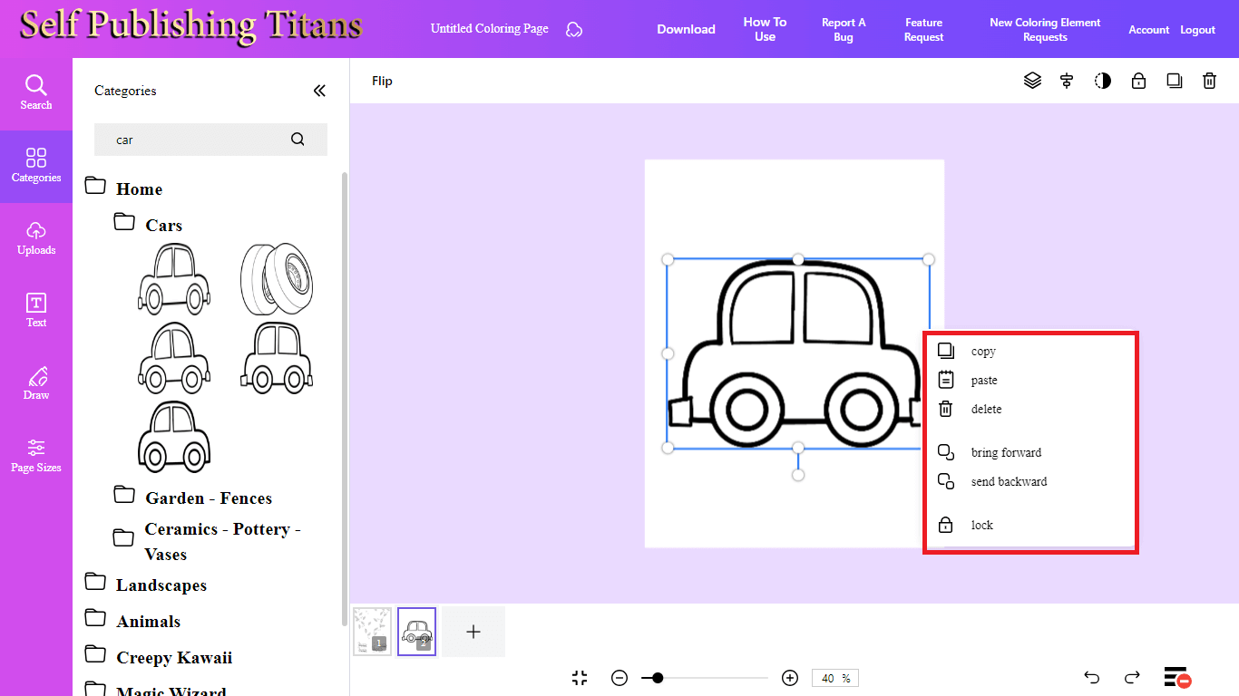 Coloring Book Maker Tool: Create KDP Coloring Books Quickly & Easily