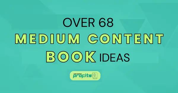 medium content book ideas for amazon kdp