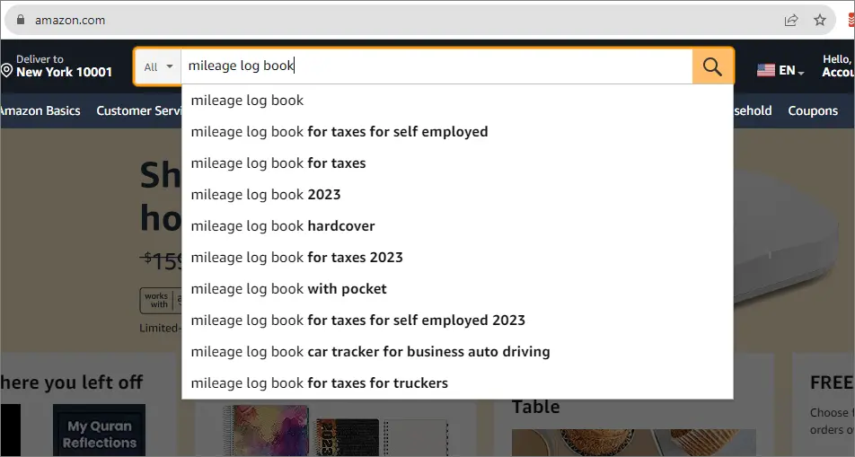 mileage log book niches amazon kdp