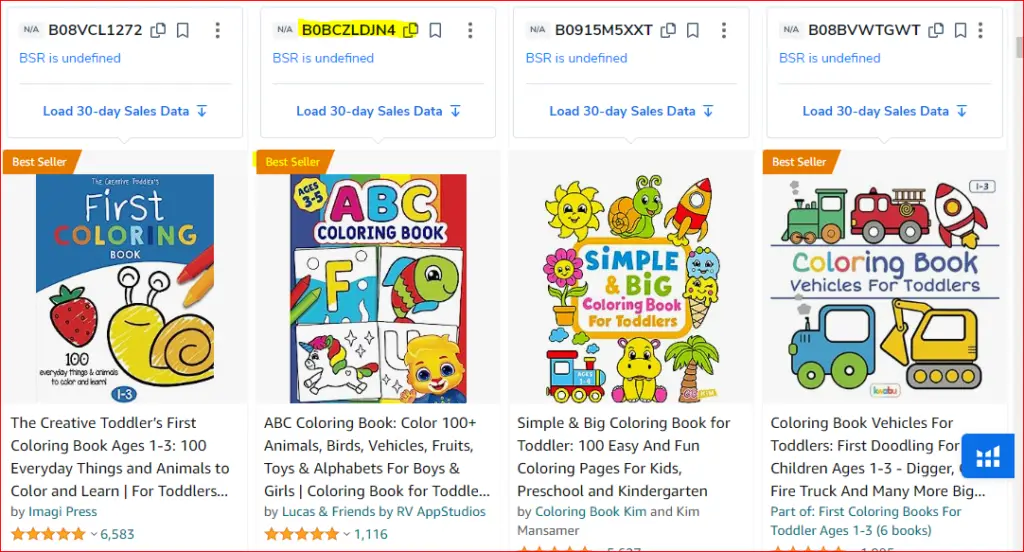 coloring book for toddlers reverse asin search