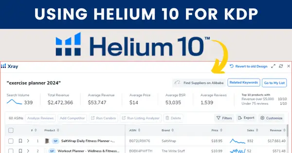 how to use helium 10 for amazon kdp the right way