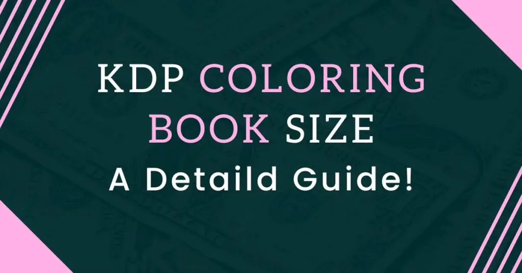 coloring book size for kdp