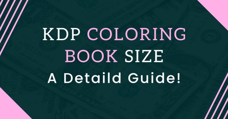 coloring book size for kdp