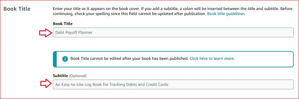 enter-kdp-book-title-and sub-title