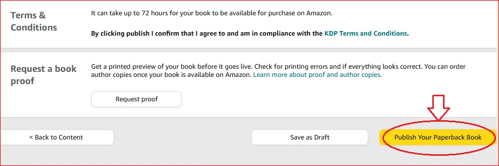submitting your kdp paperback