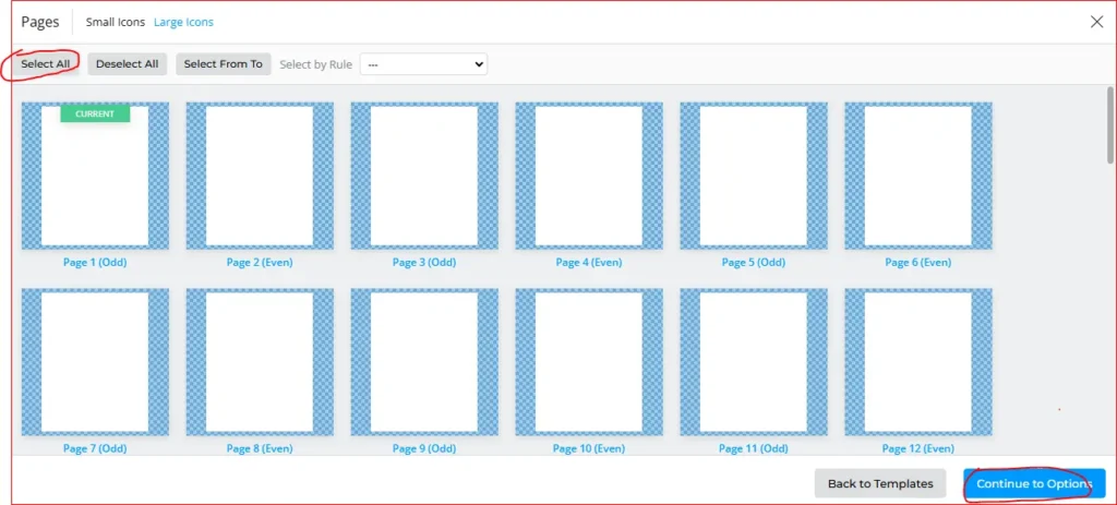 selecting pages for word search puzzles-min