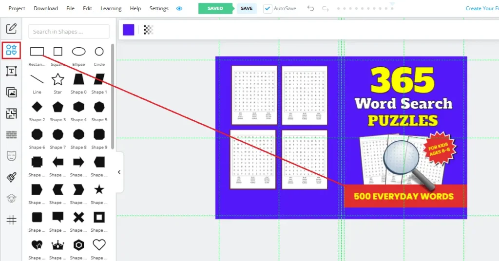 word search cover final touches