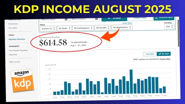 my amazon kdp income report