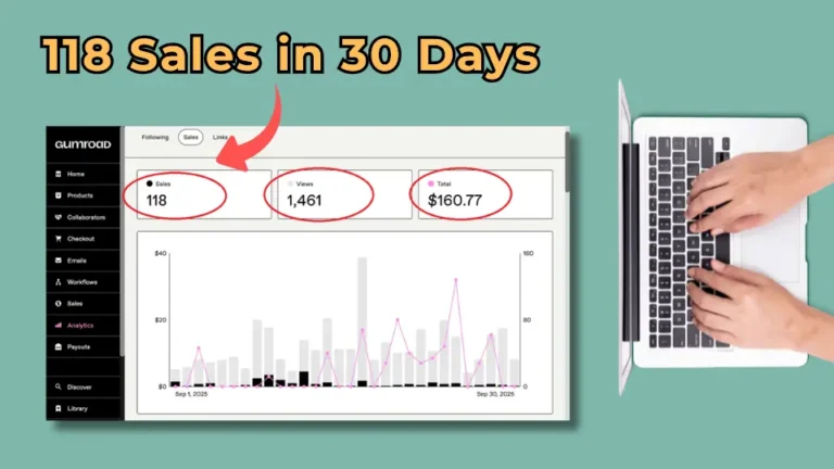 how i got 118 product sales on gumroad