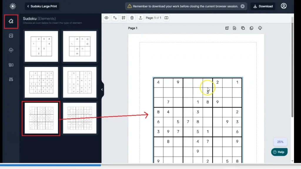 How to Create a Large Print Sudoku Puzzle Book That Sells on Amazon (Step-by-Step) 5 creating sudoku puzzle page