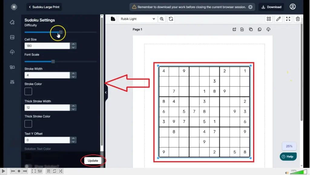 How to Create a Large Print Sudoku Puzzle Book That Sells on Amazon (Step-by-Step) 6 puzzle page settings