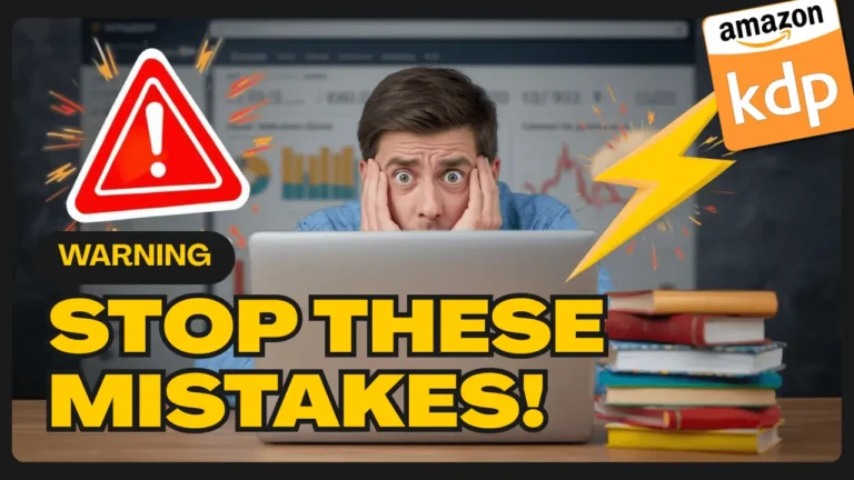 3 amazon kdp beginner mistakes
