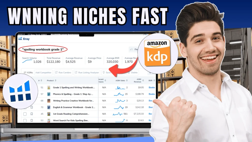 How I Find Low-Competition Amazon KDP Niches Using Helium 10 (Step-by-Step Tutorial) 1 Helium 10 KDP Niche Research Tutorial 2026