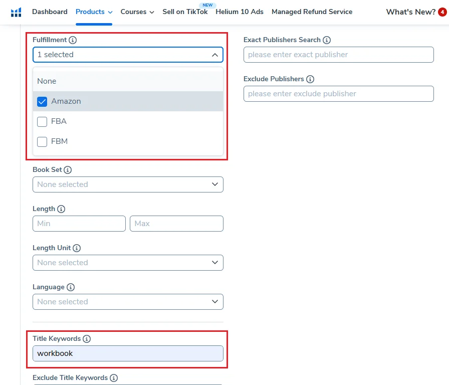 How I Find Low-Competition Amazon KDP Niches Using Helium 10 (Step-by-Step Tutorial) 5 black box filters 2 of 2