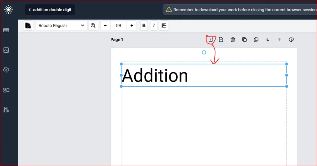 How I Made $14,000 Selling Math Worksheets on Amazon KDP — With One Simple Tool 3 adding worksheet title