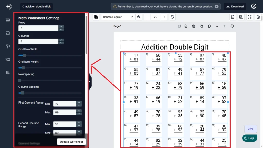 How I Made $14,000 Selling Math Worksheets on Amazon KDP — With One Simple Tool 5 customizing math worksheets in math worksheets generator