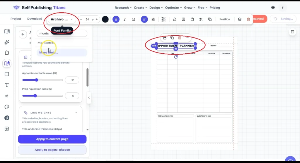 Low Content Pro Review: Create Amazon KDP Interiors Faster with 337 Ready-to-Use Templates 4 changing-fonts-and-typography