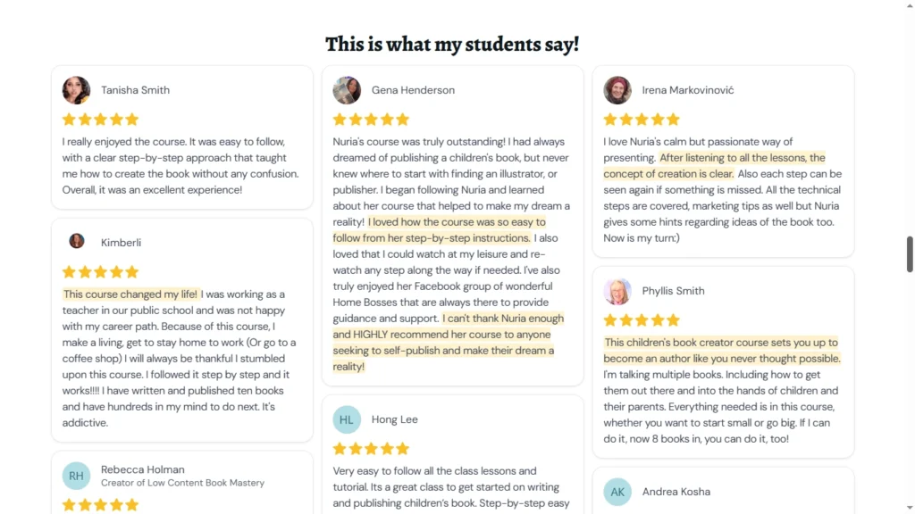 Children's Book Creator Review (2026): My Honest Experience After Publishing a Children's Book 5 children-book-creator-students-feedback