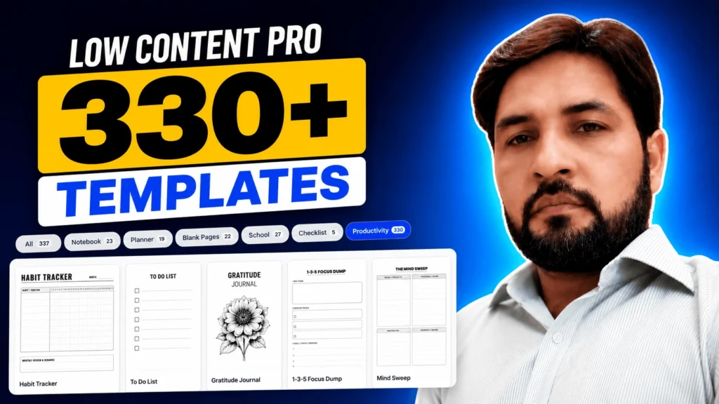 Low Content Pro Review: Create Amazon KDP Interiors Faster with 337 Ready-to-Use Templates 1 kdp-low-content-pro-review