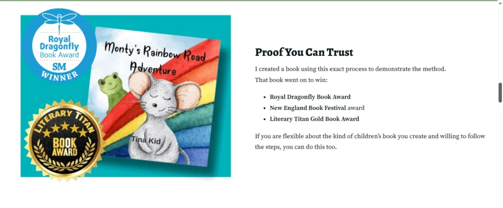 Children's Book Creator Review (2026): My Honest Experience After Publishing a Children's Book 2 nuria-corbi-children-book-award