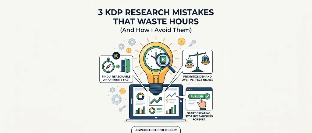 3 KDP Research Mistakes That Waste Hours (And How I Avoid Them) 1 amazon-kdp-research-mistakes